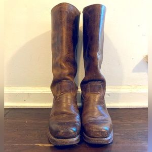 Tall Frye brown boots